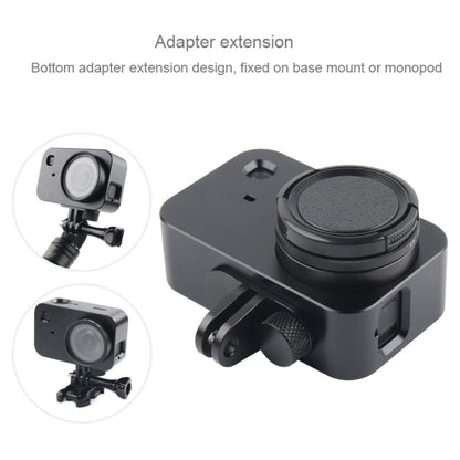 Housing Shell Aluminum Alloy Protective Cage with 37mm Filter Lens & Lens Cap & Screw for Xiaomi Mijia Small Camera (Black) by bashfashion