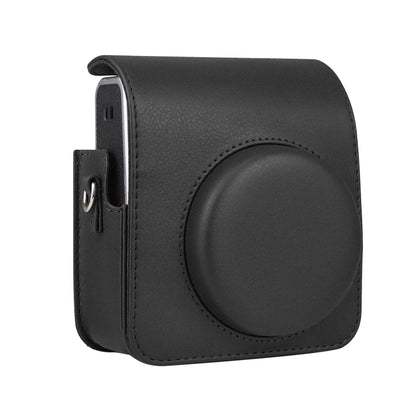 Full Body Camera Retro PU Leather Case Bag with Strap for FUJIFILM instax mini 40 (Black) by bashfashion