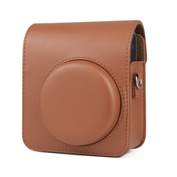 Full Body Camera Retro PU Leather Case Bag with Strap for FUJIFILM instax mini 40 (Brown) by bashfashion