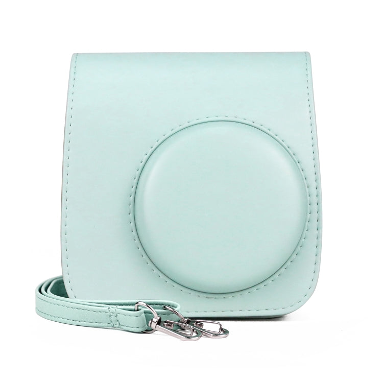 Retro Full Body PU Leather Case Camera Bag with Strap for FUJIFILM instax mini 7+ (Baby Blue) by bashfashion