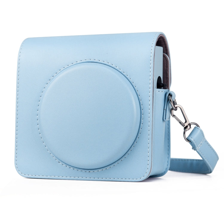 Full Body PU Leather Case Camera Bag with Strap for FUJIFILM instax Square SQ1 (Blue) by bashfashion