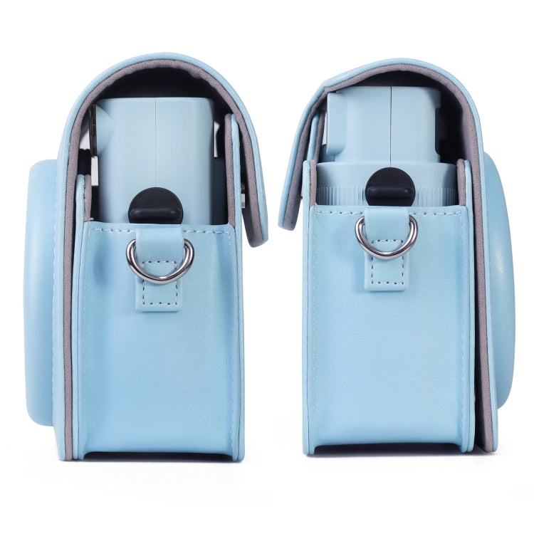 Full Body PU Leather Case Camera Bag with Strap for FUJIFILM instax Square SQ1 (Blue) by bashfashion