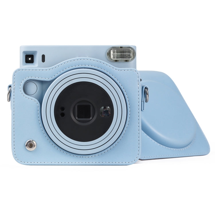 Full Body PU Leather Case Camera Bag with Strap for FUJIFILM instax Square SQ1 (Blue) by bashfashion
