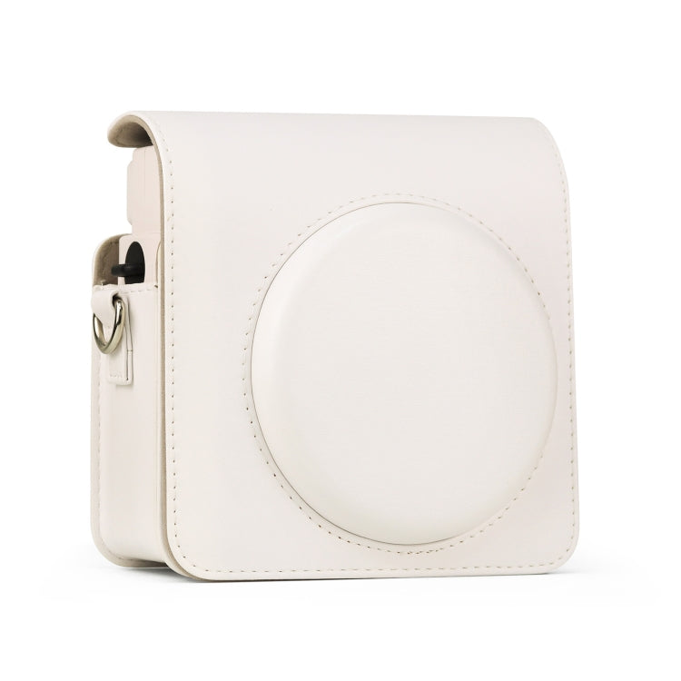 Full Body PU Leather Case Camera Bag with Strap for FUJIFILM instax Square SQ1 (White) by bashfashion