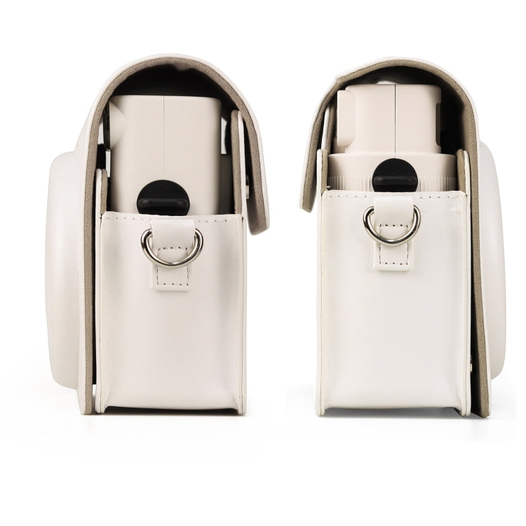 Full Body PU Leather Case Camera Bag with Strap for FUJIFILM instax Square SQ1 (White) by bashfashion