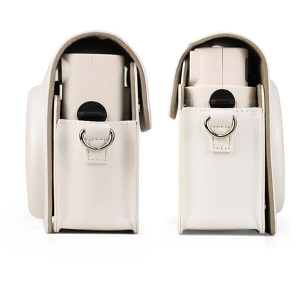 Full Body PU Leather Case Camera Bag with Strap for FUJIFILM instax Square SQ1 (White) by bashfashion