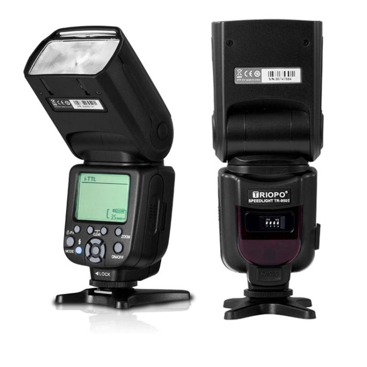 TRIOPO TR-950ii Flash Light Speedlite (Black) by TRIOPO