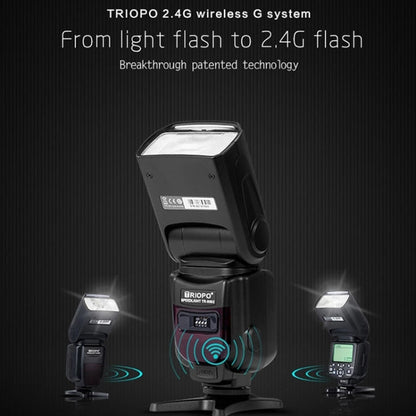 TRIOPO TR-950ii Flash Light Speedlite (Black) by TRIOPO