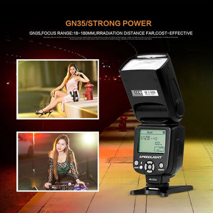 TRIOPO TR-950ii Flash Light Speedlite (Black) by TRIOPO