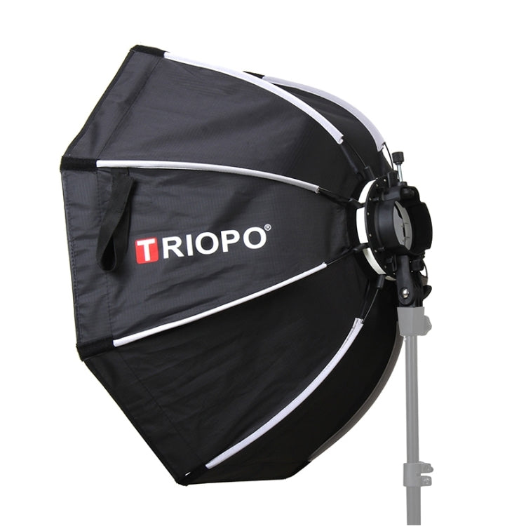 TRIOPO KX90 90cm Dome Speedlite Flash Octagon Parabolic Softbox Diffuser (Black) by TRIOPO
