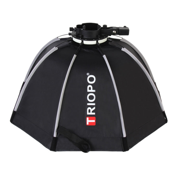 TRIOPO KX90 90cm Dome Speedlite Flash Octagon Parabolic Softbox Diffuser (Black) by TRIOPO