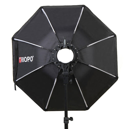 TRIOPO KX90 90cm Dome Speedlite Flash Octagon Parabolic Softbox Diffuser (Black) by TRIOPO