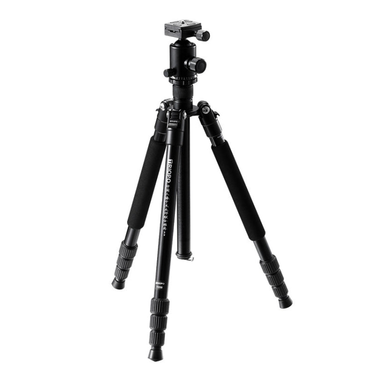 TRIOPO T258 Aluminum Alloy Tripod Monopod with D2 Ball Head (Black) by TRIOPO