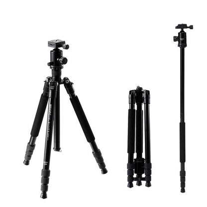TRIOPO T258 Aluminum Alloy Tripod Monopod with D2 Ball Head (Black) by TRIOPO