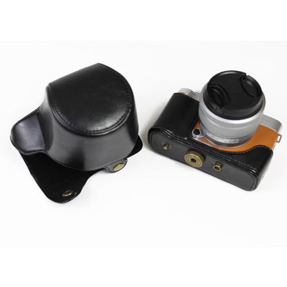 PU Leather Camera Full Body Case Bag with Strap for FUJIFILM X-A7 / X-A20 (15-55mm Lens) (Black) by bashfashion