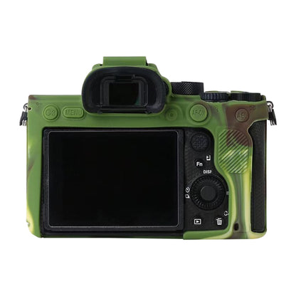 For Sony A7R4 Soft Silicone Protective Case(Camouflage) by bashfashion