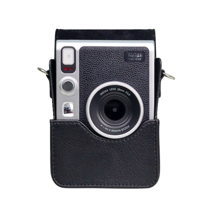 Vertical Full Body Camera PU Leather Case Bag with Strap for FUJIFILM instax mini Evo (Black) by bashfashion