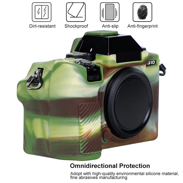 Soft Silicone Protective Case for FUJIFILM X-S10 (Camouflage) by bashfashion