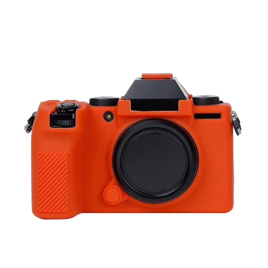 Soft Silicone Protective Case for FUJIFILM X-S10(Orange) by bashfashion