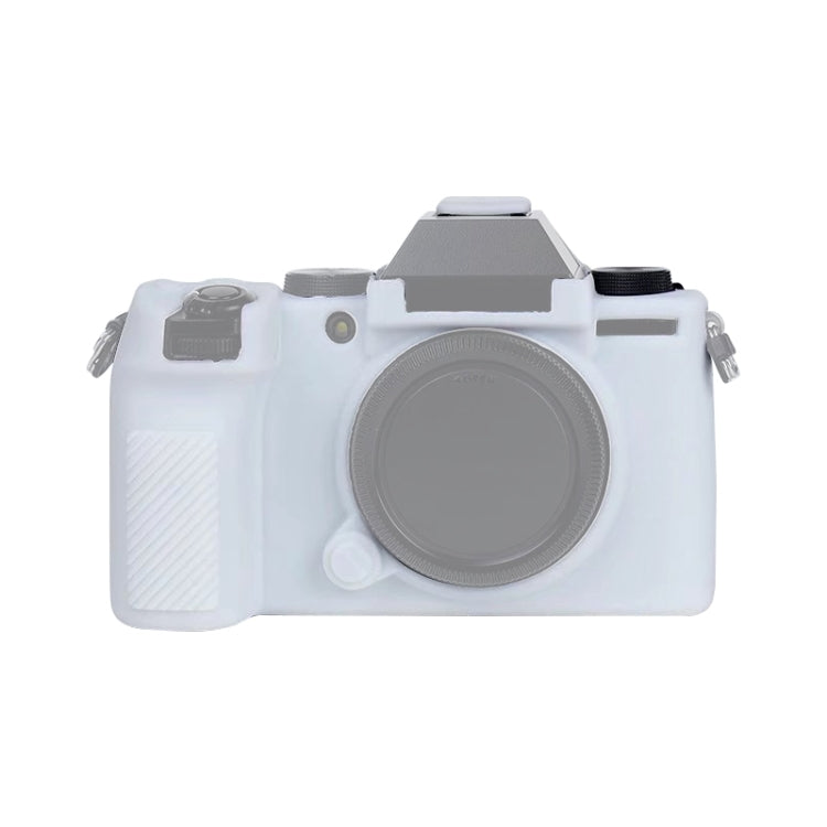 Soft Silicone Protective Case for FUJIFILM X-S10(White) by bashfashion