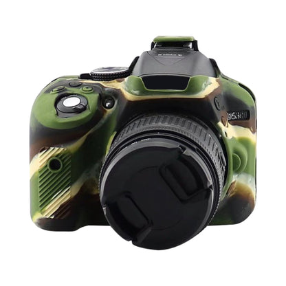 Soft Silicone Protective Case for Nikon D5300 (Camouflage) by bashfashion