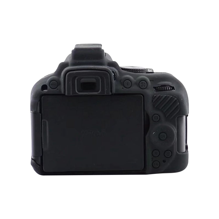 Soft Silicone Protective Case for Nikon D5300(Black) by bashfashion