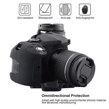 Soft Silicone Protective Case for Nikon D5300(Black) by bashfashion