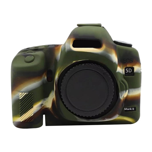 For Canon EOS 5D Mark II Soft Silicone Protective Case(Camouflage) by bashfashion