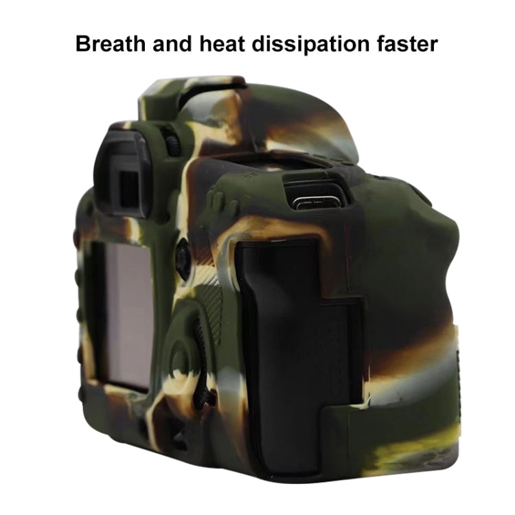 For Canon EOS 5D Mark II Soft Silicone Protective Case(Camouflage) by bashfashion