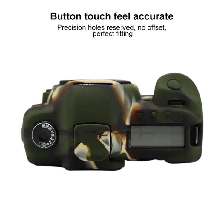 For Canon EOS 5D Mark II Soft Silicone Protective Case(Camouflage) by bashfashion