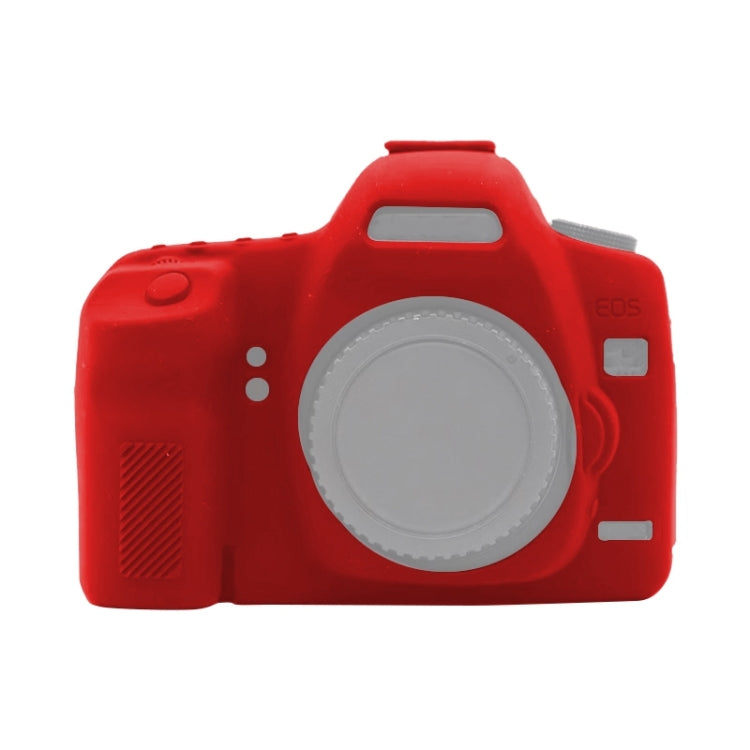 For Canon EOS 5D Mark II Soft Silicone Protective Case(Red) by bashfashion
