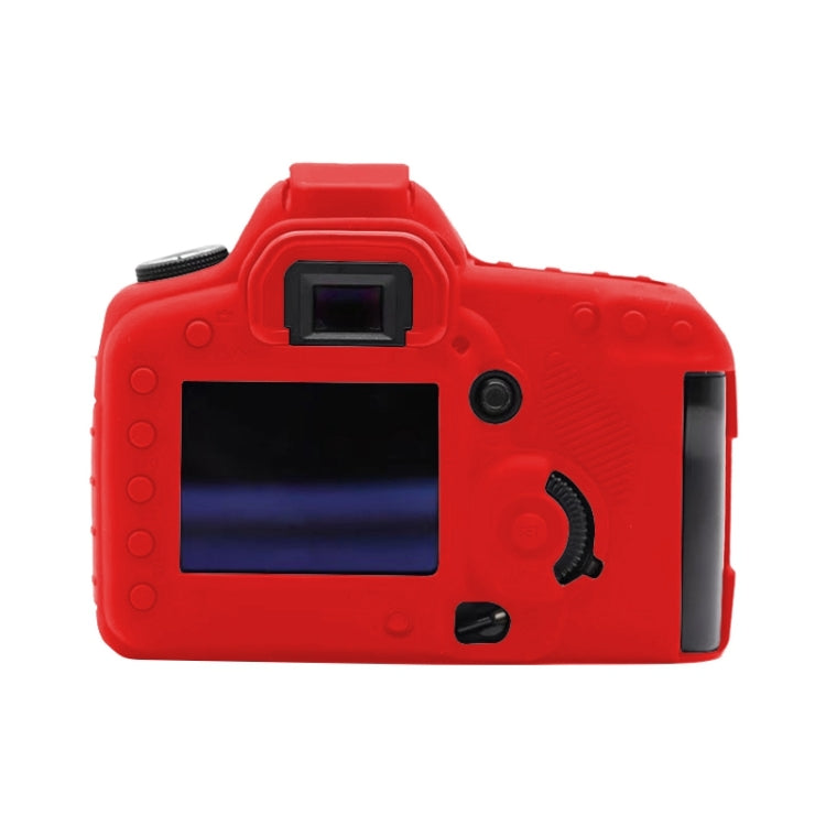 For Canon EOS 5D Mark II Soft Silicone Protective Case(Red) by bashfashion