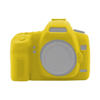 For Canon EOS 5D Mark II Soft Silicone Protective Case(Yellow) by bashfashion