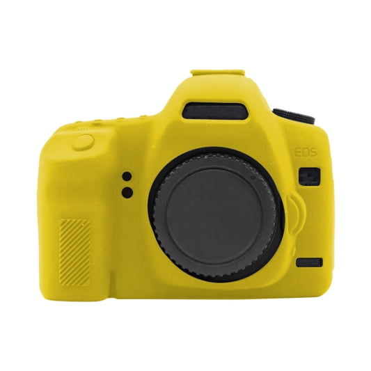 For Canon EOS 5D Mark II Soft Silicone Protective Case(Yellow) by bashfashion
