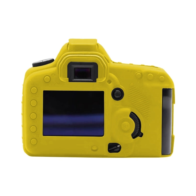 For Canon EOS 5D Mark II Soft Silicone Protective Case(Yellow) by bashfashion