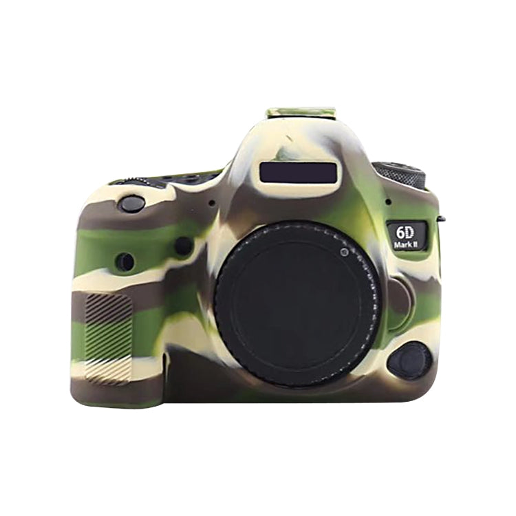 For Canon EOS 6D Mark II Soft Silicone Protective Case (Camouflage) by bashfashion
