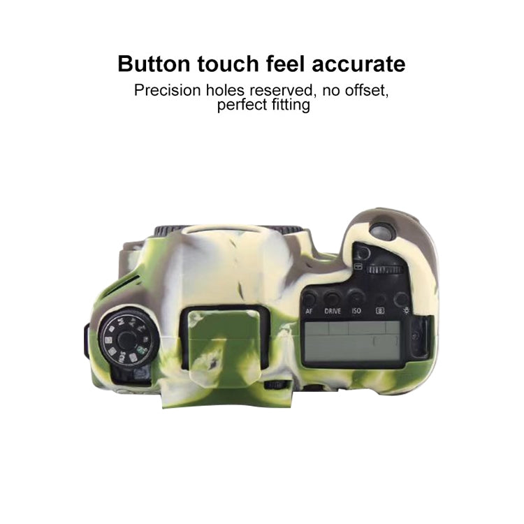 For Canon EOS 6D Mark II Soft Silicone Protective Case (Camouflage) by bashfashion