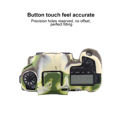 For Canon EOS 6D Mark II Soft Silicone Protective Case (Camouflage) by bashfashion