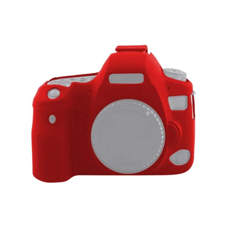 For Canon EOS 6D Mark II Soft Silicone Protective Case (Red) by bashfashion