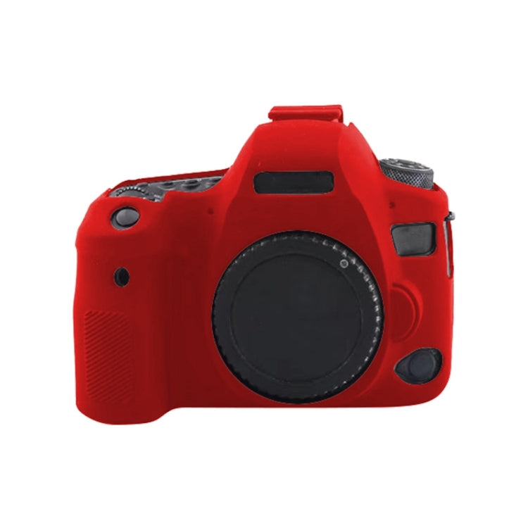 For Canon EOS 6D Mark II Soft Silicone Protective Case (Red) by bashfashion