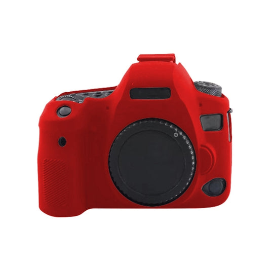 For Canon EOS 6D Mark II Soft Silicone Protective Case (Red) by bashfashion
