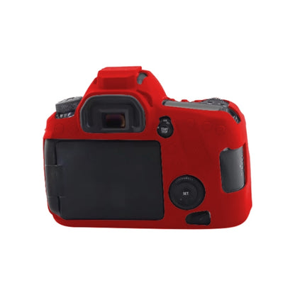 For Canon EOS 6D Mark II Soft Silicone Protective Case (Red) by bashfashion