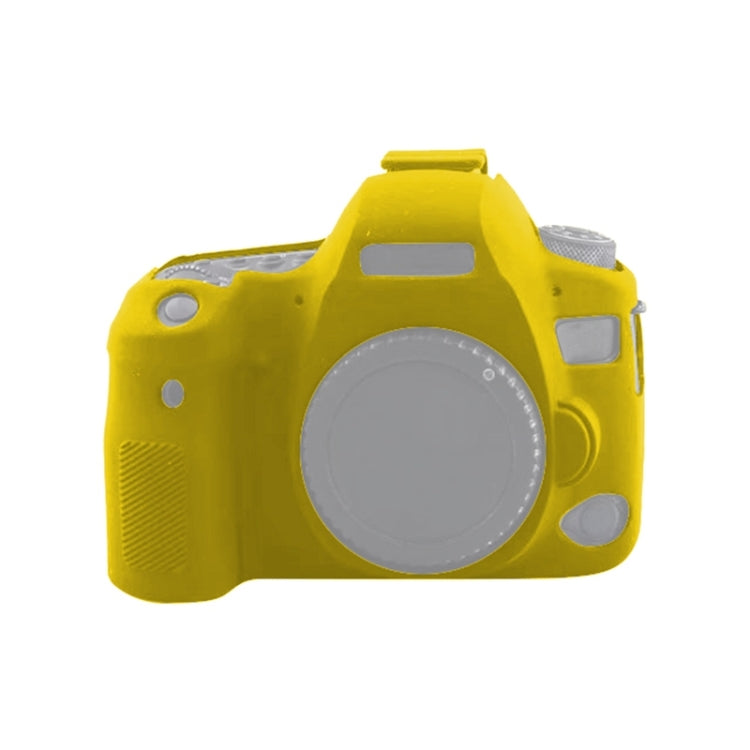 For Canon EOS 6D Mark II Soft Silicone Protective Case (Yellow) by bashfashion