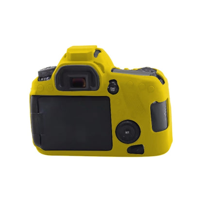 For Canon EOS 6D Mark II Soft Silicone Protective Case (Yellow) by bashfashion