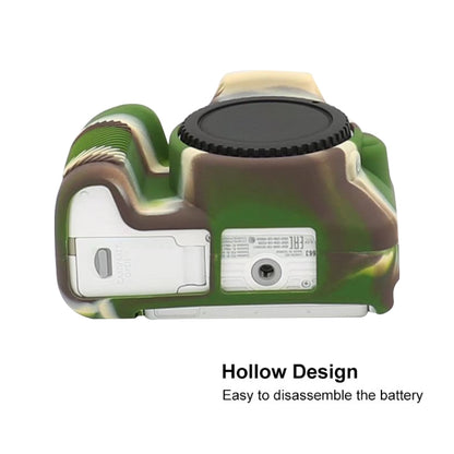 For Canon EOS 200D / EOS 200D Mark II Soft Silicone Protective Case(Camouflage) by bashfashion