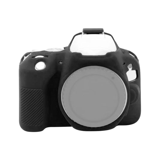 For Canon EOS 200D / EOS 200D Mark II Soft Silicone Protective Case(Black) by bashfashion