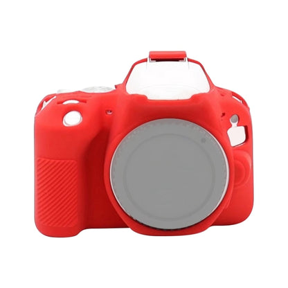 For Canon EOS 200D / EOS 200D Mark II Soft Silicone Protective Case(Red) by bashfashion