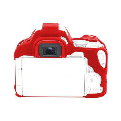 For Canon EOS 200D / EOS 200D Mark II Soft Silicone Protective Case(Red) by bashfashion