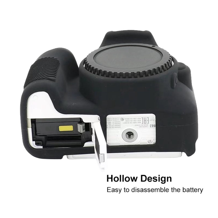 For Canon EOS 200D / EOS 200D Mark II Soft Silicone Protective Case(White) by bashfashion