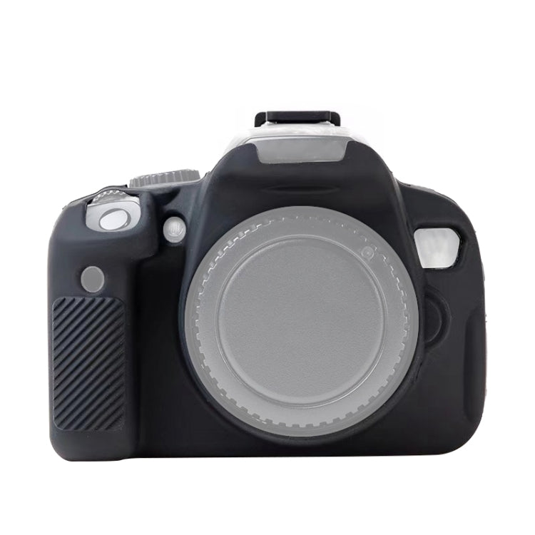 For Canon EOS 600D Soft Silicone Protective Case(Black) by bashfashion